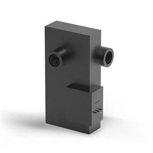 Altavoz con Escultura Brutalista Transparente en Negro