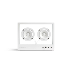 Altavoz Transparente Pequeño Blanco