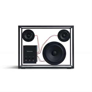 Altavoz Transparente Negro/ Rojo