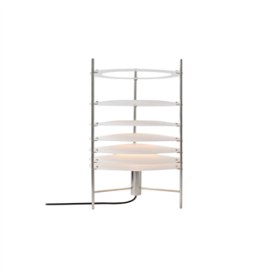 Lámpara de Mesa Parachilna Topuro Grande de Acero Inoxidable/acrílico