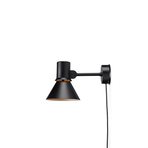 Anglepoise Type 80 W1 Lámpara de Pared Con Cable Mate Negro