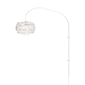Umage Eos Willow Individual Lámpara de Pared Mini Blanco Con Suspensión en Blanco