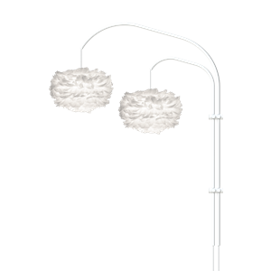 Umage Eos Willow Doble Lámpara de Pared Mini Blanco Con Suspensión en Blanco