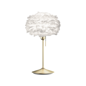 Lámpara de Mesa Umage Eos H42 Blanco/ Latón