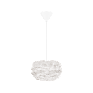 Umage Eos Lámpara Colgante Micro Blanco Con Cono Rosetón en Blanco