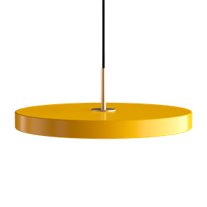 Umage Asteria Lámpara Colgante Amarillo Con Tapa de Latón