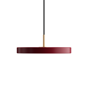 Umage Asteria Mini Lámpara Colgante Rojo Con Parte Superior de Latón