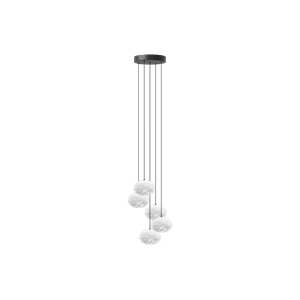Lámpara Colgante Umage Eos con Rosetón y Cluster 5 Mini Nano White