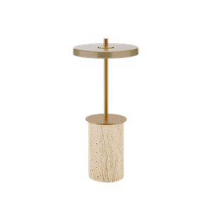 Lámpara Portátil Mini Umage Asteria Move de Arcilla Travertino/ Latón