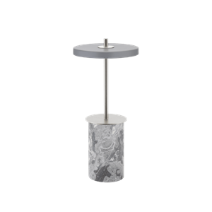 Lámpara portátil mini Umage Asteria Move mármol Gris /acero