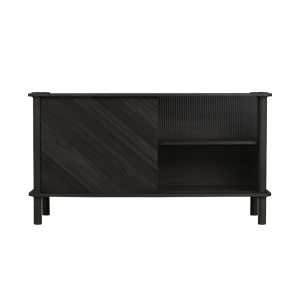 Umage Italic Mueble 1x1 Puertas Roble Negro /Cristal