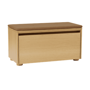 Gabinete Umage Hideaway Enchapado con Puerta y Estante en Roble/marrón Azúcar