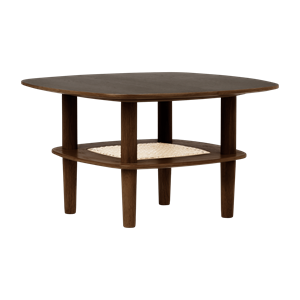 Mesa de Centro Baja Umage Together Smooth Square 60 de Roble Oscuro
