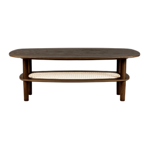 Mesa de Centro Rectangular Elegante Together de Umage, Baja, de Roble Oscuro