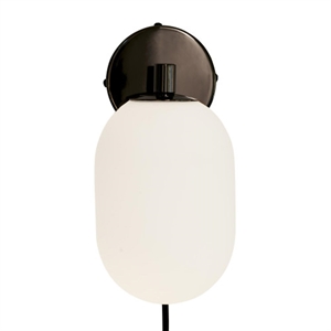 Lámpara de Pared Watt & Veke Noor Ópalo/ Negro