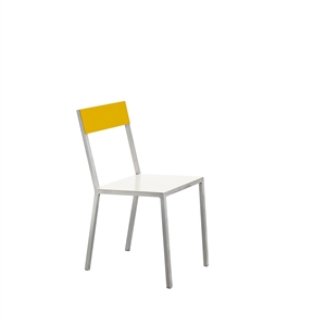 Silla de Comedor Valerie Objects Alu Blanco/ Amarillo