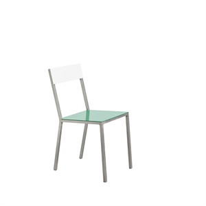 Silla de Comedor Valerie Objects Alu Verde/ Blanco