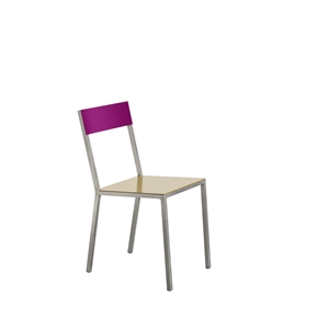 Valerie Objects Silla de Comedor de Aluminio Curry/Candy Purple