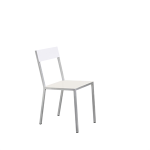 Valerie Objects Silla de Comedor de Aluminio Marfil/ Blanco