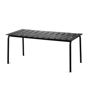 Mesa de Comedor de Exterior Valerie Objects Aligned 85x170 Negro