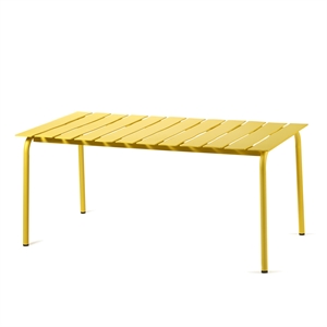 Mesa de Comedor de Exterior Valerie Objects Aligned 85x170 Amarillo