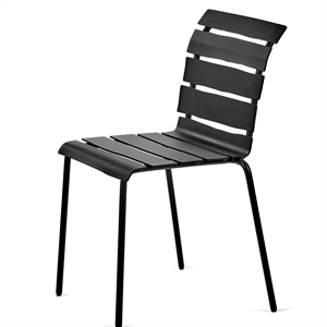 Valerie Objects Silla de Comedor de Exterior Alineada Negro