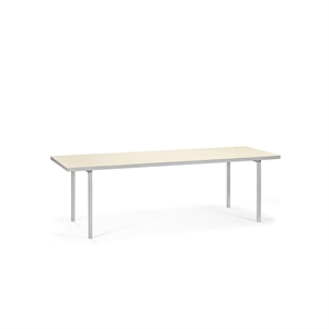 Valerie Objects Mesa de Comedor Alu 240x85 cm Marfil