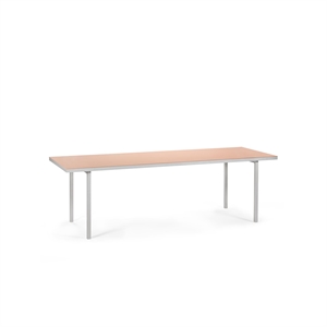 Valerie Objects Mesa de Comedor de Aluminio 240x85 cm Rosa