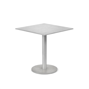 Mesa de Comedor Cuadrada de Aluminio Valerie Object, Gris