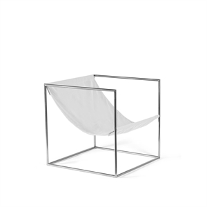 Sillón Valerie Object Solo Seat de Acero Inoxidable/ Blanco