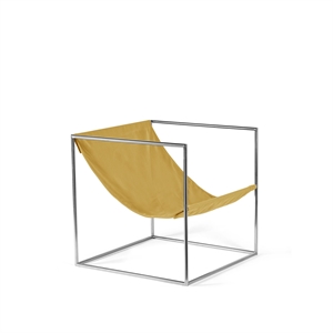 Sillón Valerie Object Solo Seat de Acero Inoxidable/ Amarillo