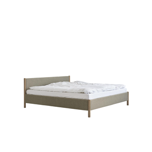 Estructura de Cama Rye Sleep Veng 150x210 Re-Wool 218/Roble Tratado con Jabón