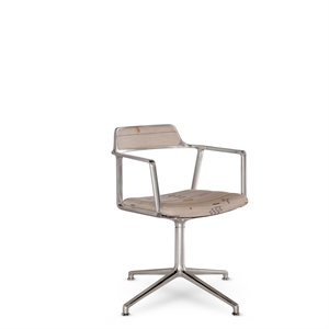 Silla Giratoria Vipp 452, Edición Guesthouse, Montafon Haus Austria, con Estampado y Pulido