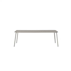 Mesa de Comedor Vipp 733 Lagrasse de 220 cm , Gris Cálido.