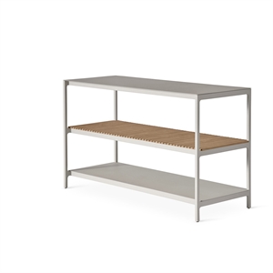 Módulo de Cocina Al Aire Libre Vipp 741, Grande, de Aluminio/teca.