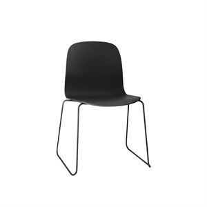 Silla de Comedor Muuto Visu con Base Negro