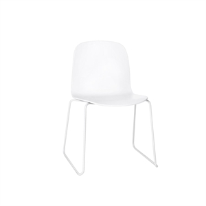 Silla de Comedor Muuto Visu con Base Patín Blanco