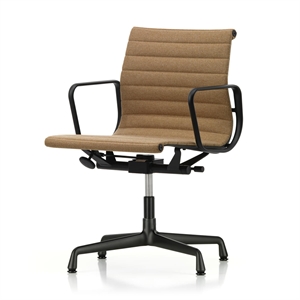 Silla de Oficina Vitra EA 132 de Aluminio con Asiento Giratorio y Reposabrazos Papyrus