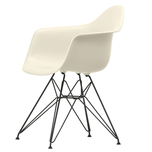 Silla de Comedor Vitra Eames Plastic DAR RE Pebble/ Negro