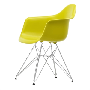 Silla de Comedor Vitra Eames Plastic DAR RE Mostaza/ Cromo