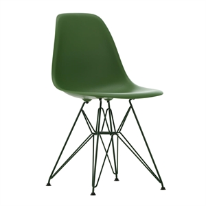 Silla de Comedor Vitra Eames Plastic RE DSR Bosque/Verde Oscuro