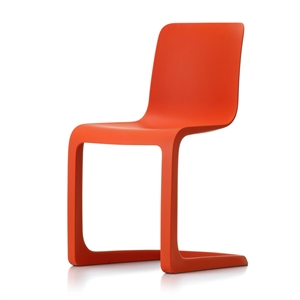 Silla de Comedor Vitra EVO-C Rojo Amapola