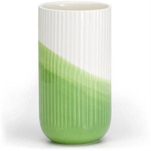 Jarrón Vitra Herringbone Ribbed Verde