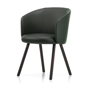 Silla De Comedor Vitra Mikado Con Reposabrazos Jade