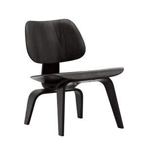 Vitra Plywood Group LCW Sillón Negro Fresno