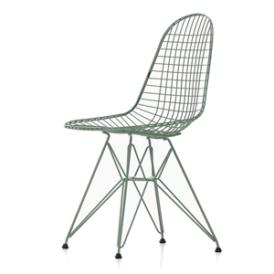 Silla de Comedor Vitra Wire DKR Eames Sea Foam Verde