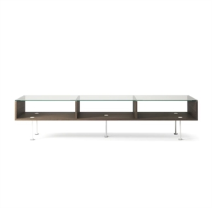 Mesa de Centro Decotique Vogue 45x165 Roble oscuro/Blanco