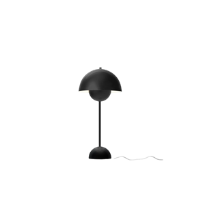 Lámpara de Mesa Flowerpot VP3 &Tradition en Negro Mate