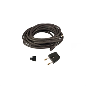 Thorup Copenhagen Kit de Cable E Interruptor para Lámpara de Pared Tipo Cartucho , Negro