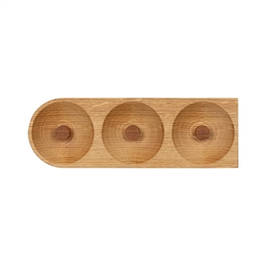 Perchero de roble macizo para 3 abrigos We Do Wood